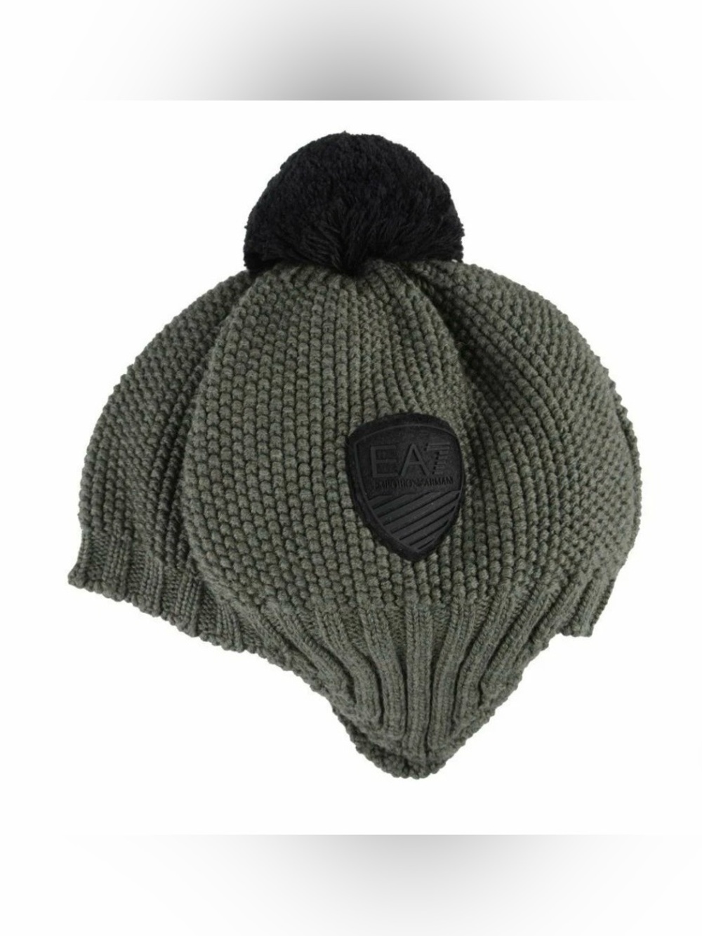 EA7 Emporio Armani olive green beanie